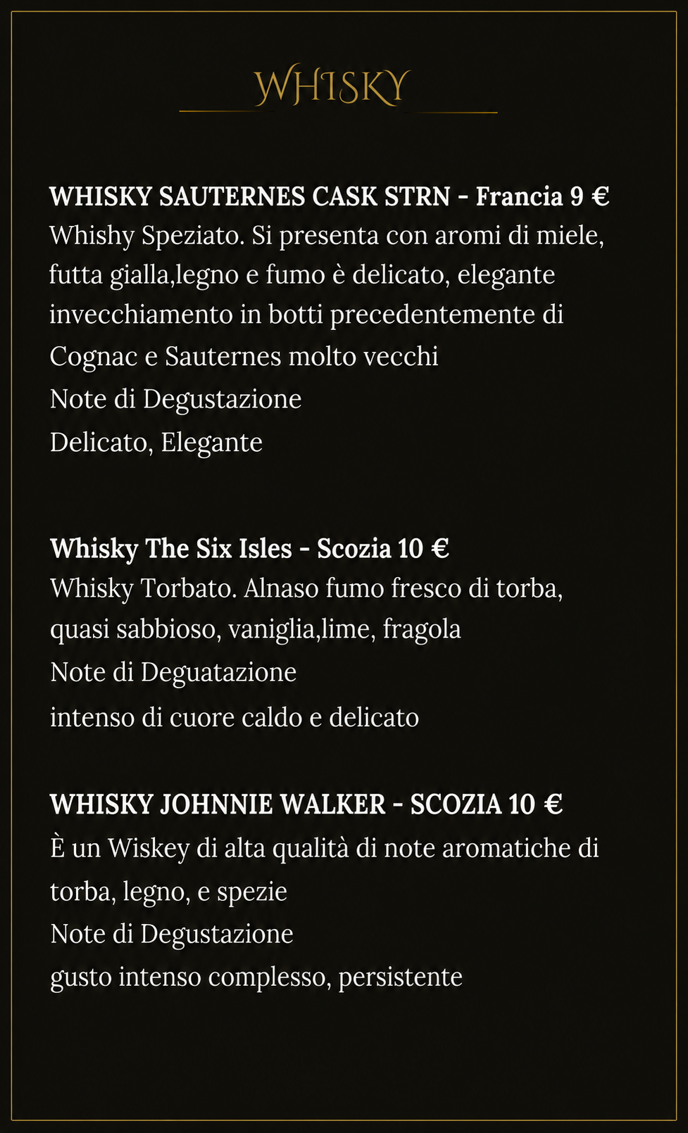 Alcolici